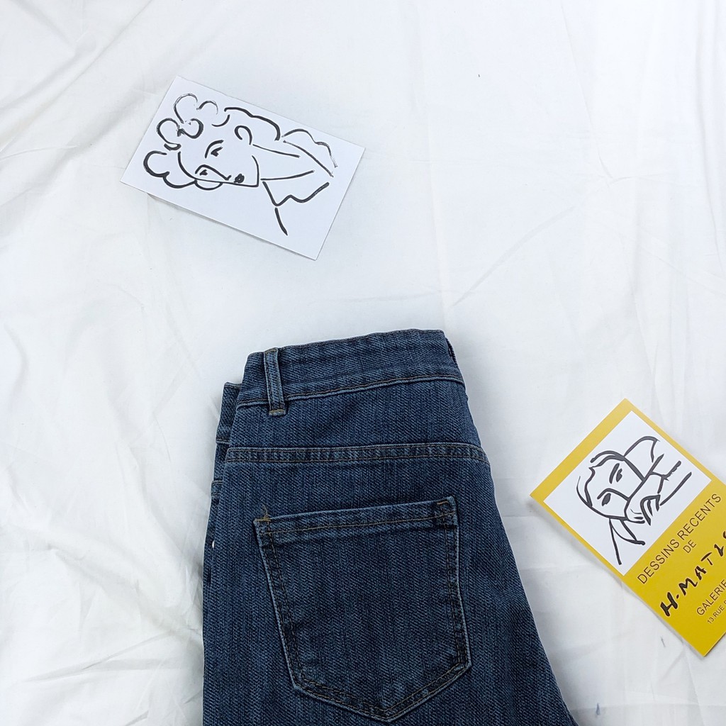 Quần Jean Nữ Dáng Baggy Cạp Lưng Cao Trơn 🌈 Hàng Cao Cấp🌈 Quần Bò Nữ Co Giãn [ẢNH THẬT] 95.04 | BigBuy360 - bigbuy360.vn