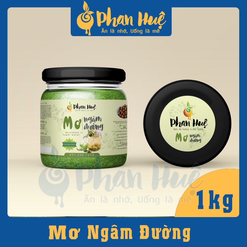 Nước Mơ Ngâm Đường Phan Huệ Đặc Biệt [2Kg]. 100% Mơ Tươi Miền Bắc Chọn Lọc. Đường Kính Trắng. Đặc Sản Hà Nội. Uống Là Mê