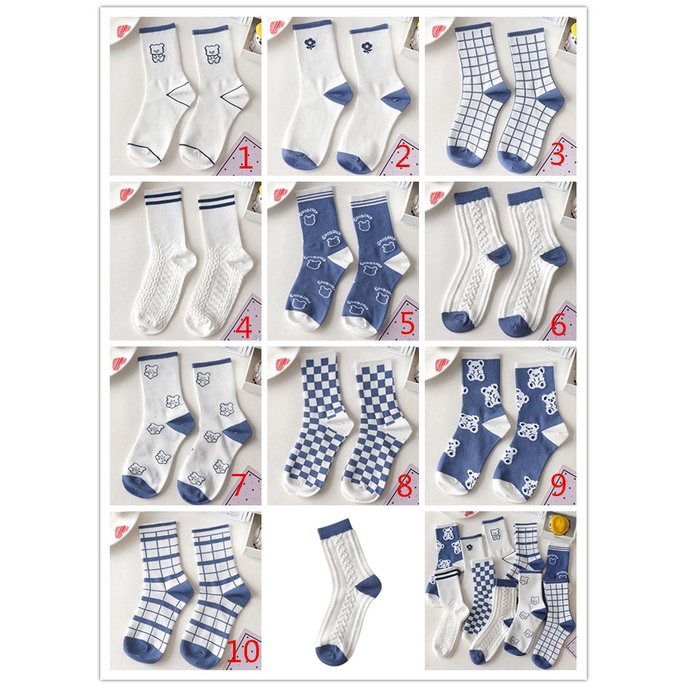 Cặp vớ mềm thoáng khí thoải mái thời trang thu đông Hàn Quốc dành cho nữ