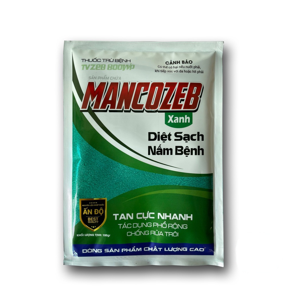 TVZEB 800WP chứa MANCOZEB Xanh - Gói 100g