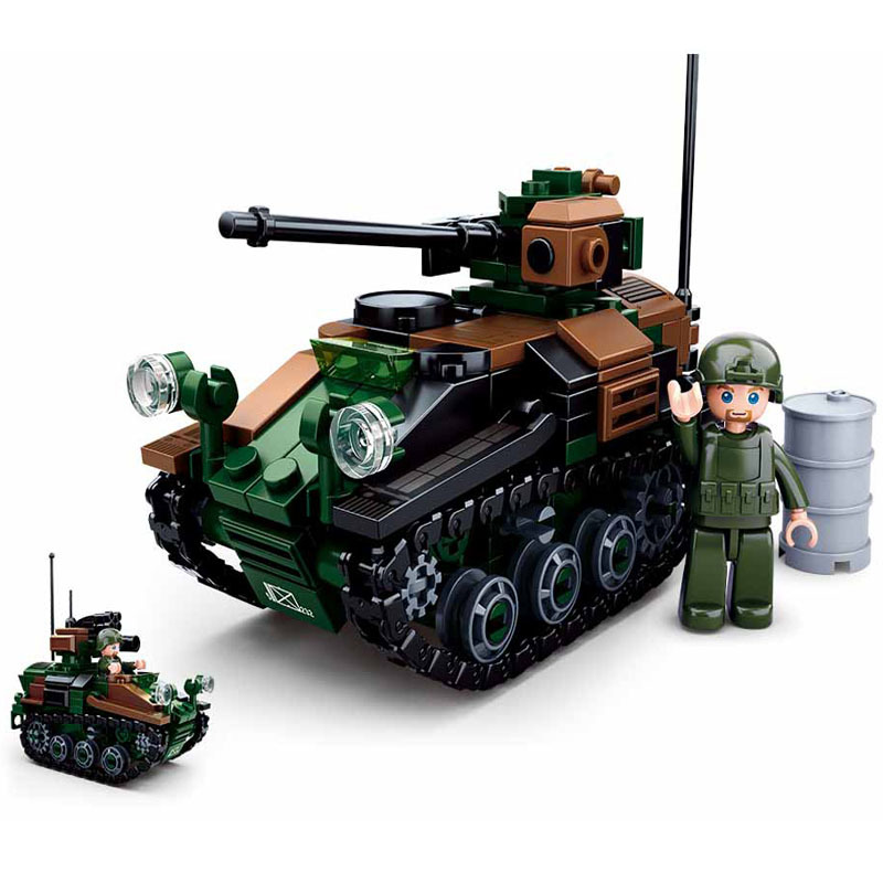 Lego quân đội xe tăng trực thăng người lính mô hình cậu bé lắp ráp khối xây dựng đồ chơi giáo dục trẻ em