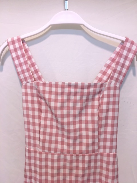 🍍Đầm xoè CARO hồng baby form ngắn dễ thương 🌺 Kèm ảnh thật | BigBuy360 - bigbuy360.vn