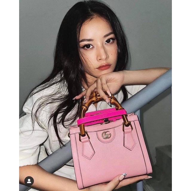 Túi xách nữ Gu.cci Diano Bamboo Supper Vip size 20 da thật