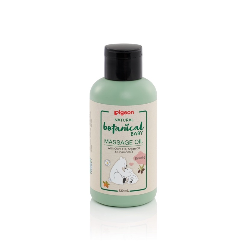 Dầu Massage Cho Bé Pigeon Natural Botanical 120ml