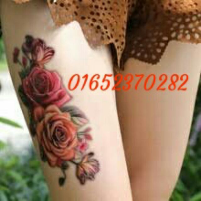 Hình xăm dán bắp cỡ lớn