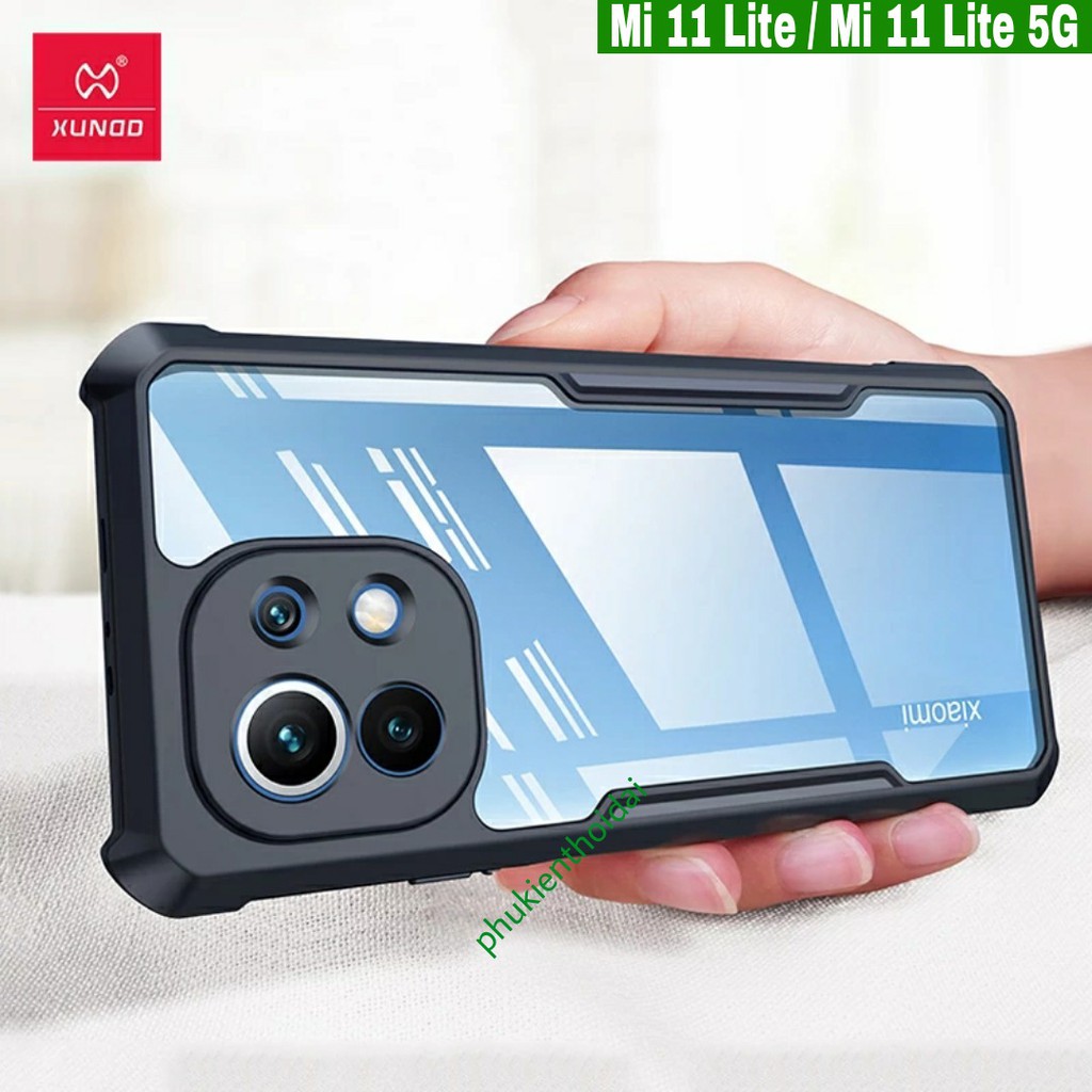 ỐP LƯNG XIAOMI MI 11 LITE / MI 11 LITE 5G XUNDD CHỐNG SỐC CHỐNG Ô VÀNG