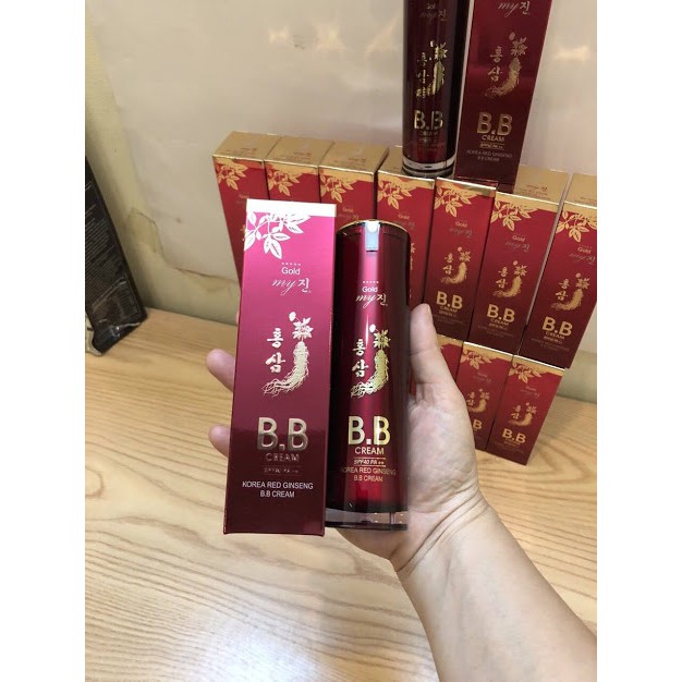 [RẺ VÔ ĐỊCH]- Kem Nền BB Cream Hồng Sâm Đỏ My Gold SPF40 PA++ 40ml