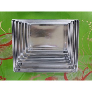 Khuôn nhôm chữ nhật cao 5cm
