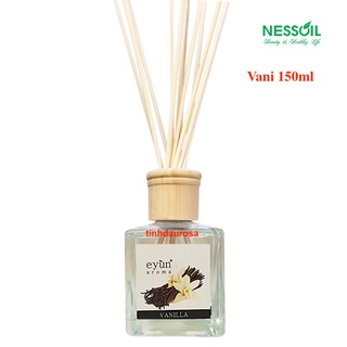 Bộ tinh dầu nước hoa khuếch tán thơm phòng Eyun Aroma hương Vani 150ml