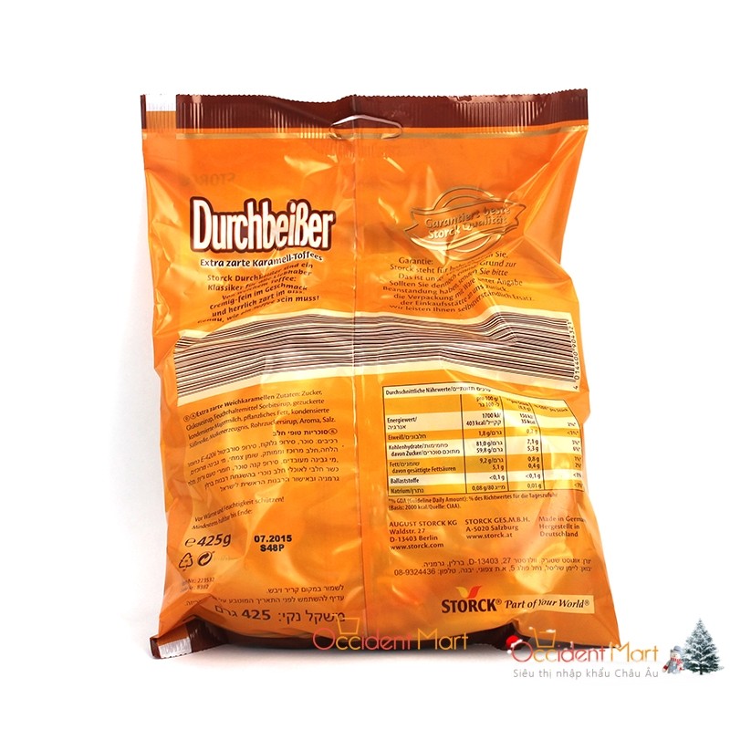 Kẹo caramen kem mịn DurchbeiBer 425g