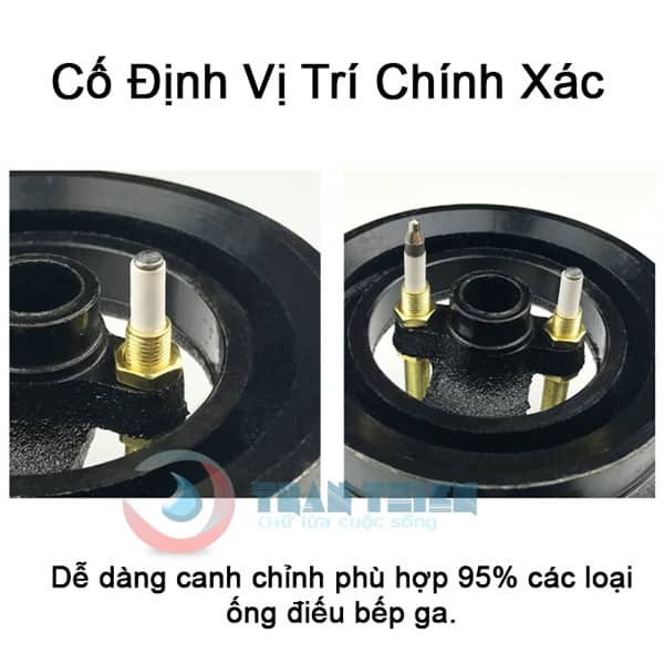 Kim sứ / Dây sứ ic đánh lửa bếp gas âm đa năng, có ốc tăng chỉnh cao thấp-Thay lắp đa số các loại bếp ga cùng cỡ