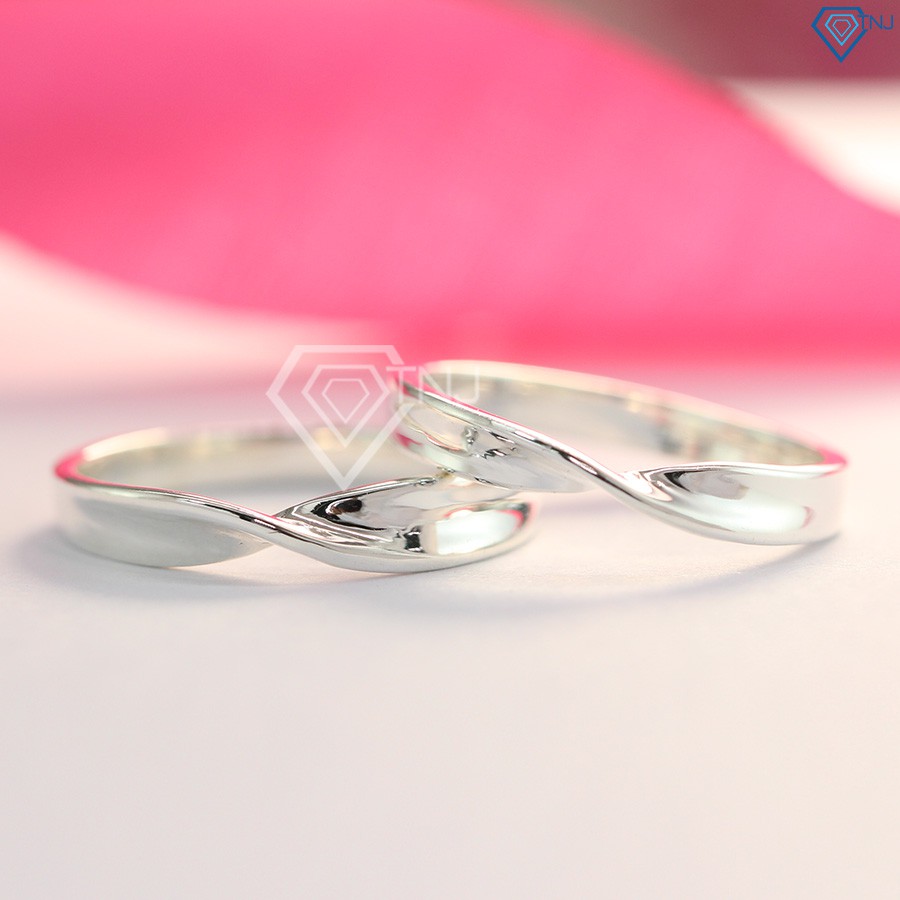 Nhẫn đôi bạc giá rẻ cho học sinh, nhẫn cặp bạc bạn thân khắc tên ND0359 - Trang ...