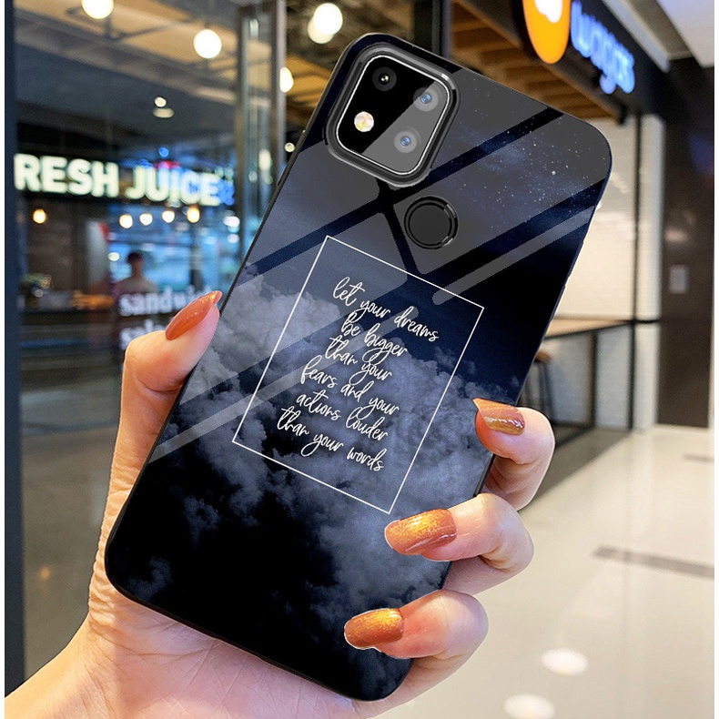 Ốp Lưng XIAOMI Redmi 9C, REDMI 10A Ốp kính bóng cao cấp Phi Hành Gia