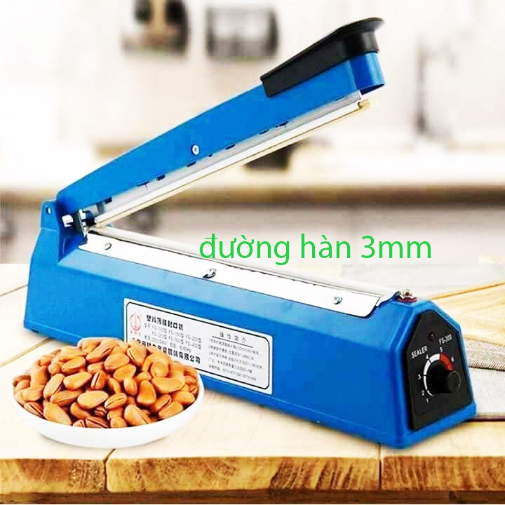 Máy Hàn Miệng Túi Dập Tay 30 cm PFS300 - đường hàn 2 mm