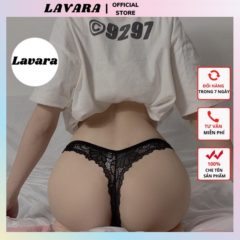 Quần lót nữ lọt khe chất ren phối đáy cotton cao cấp sexy QL02