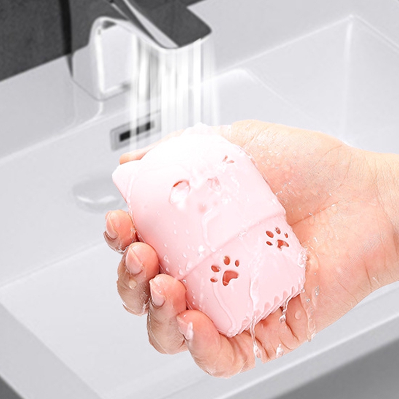 Hộp silicon đựng mút trang điểm tiện lợi