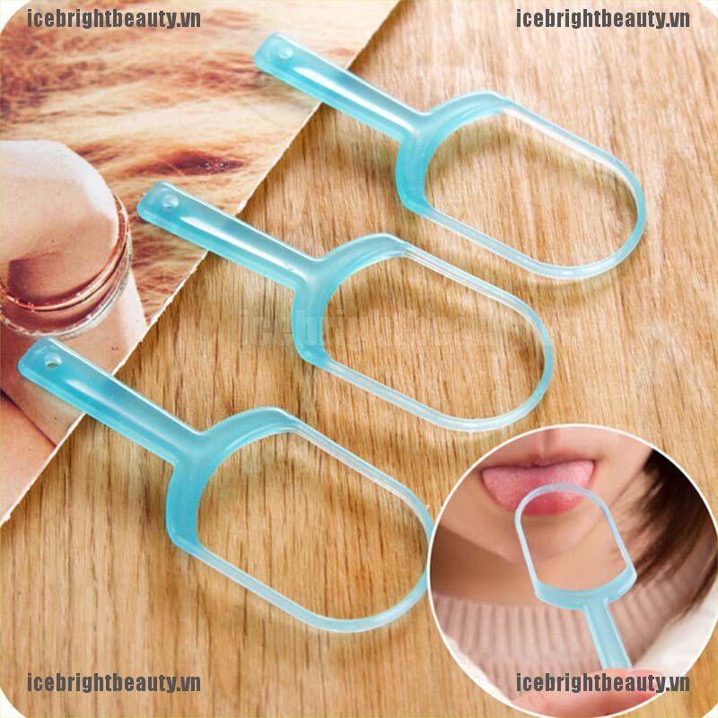 Dụng Cụ Vệ Sinh Lưỡi Bằng Nhựa Chăm Sóc Răng Miệng Mới