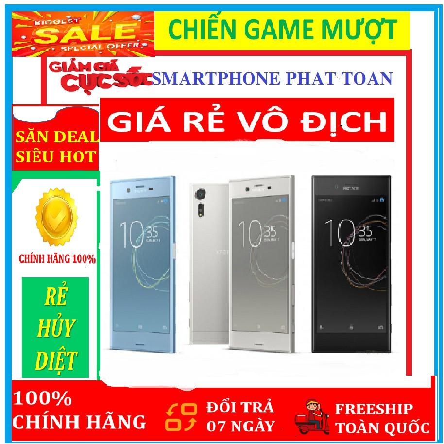 Điện thoại CHÍNH HÃNGSONY XPERIA XZs ram 4G/32G mới, CHÍNH HÃNG, bảo hành 12 tháng