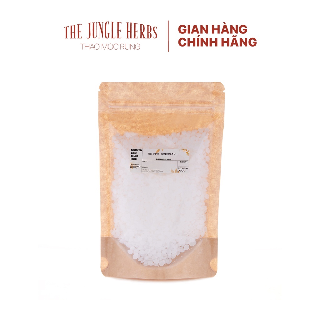 Sáp ong trắng tinh khiết (White beewax) 100G