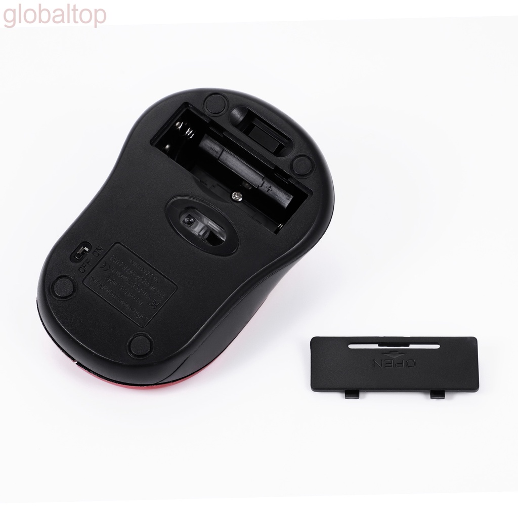 Chuột quang không dây 2.4GHz 1600DPI kèm đầu nhận USB