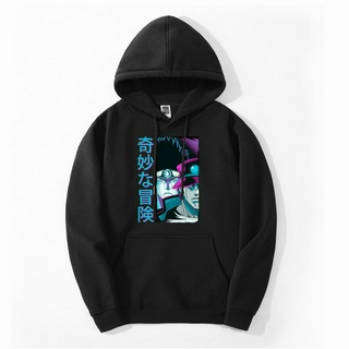 Áo Hoodie Bằng Lông Cừu In Hình Anime JOJO Ngôi Sao Bizarre Adventure Mùa Thu Đông Cho Nam