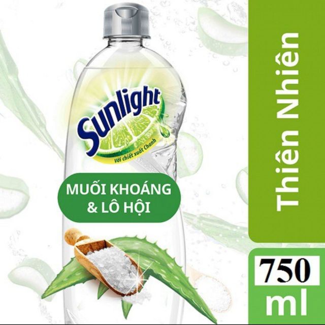 Nước rửa chén Sunlight Extra thiên nhiên 750G