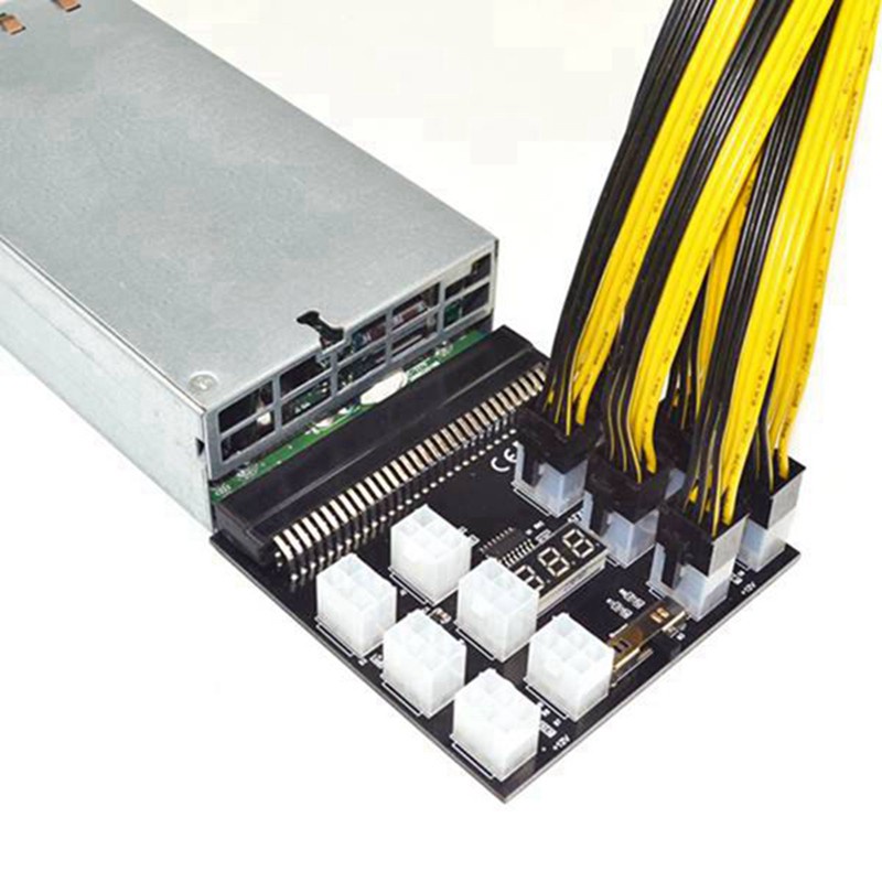 Bộ Chuyển Đổi Nguồn Điện Và 12 Dây Cáp 60cm Cho Hp 750w 1200w Psu