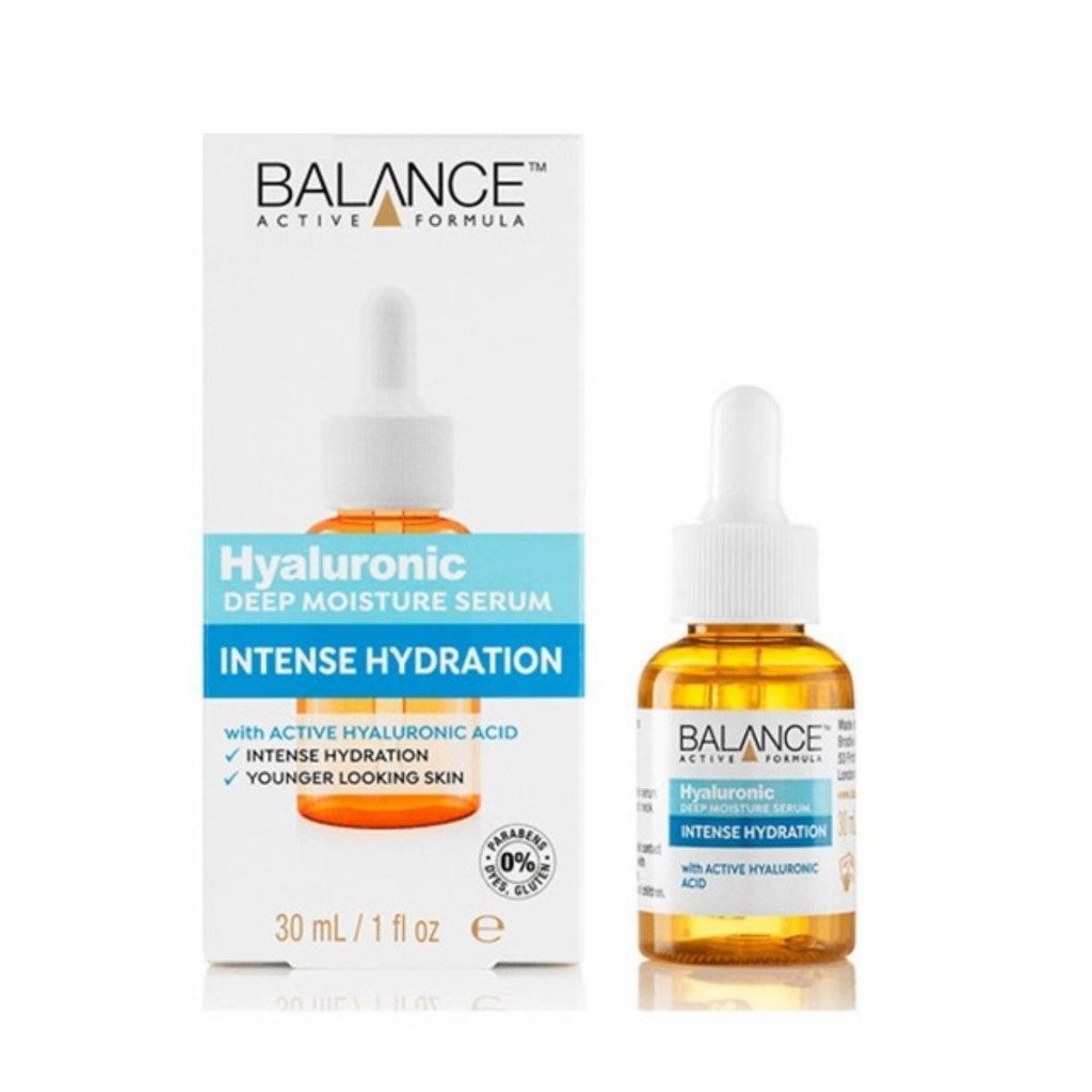 Tinh chất dưỡng ẩm sâu Balance Hyaluronic Deep Moisture Serum trẻ hóa da giảm các dấu hiệu lão hóa bill Anh (UK)