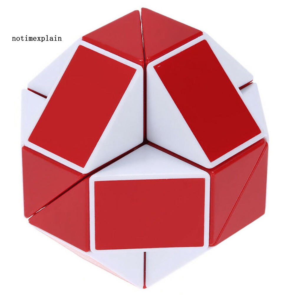 Khối đồ chơi khối rubik xoắn 3D hình rắn giúp luyện tập não bộ cho bé