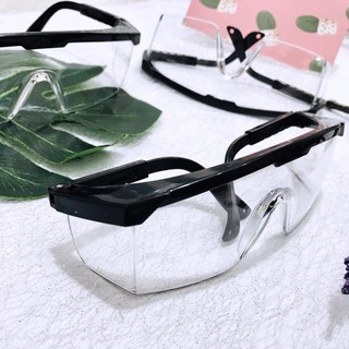 Combo 2 Kính Bảo Hộ Gọng Đen Trong Suốt - Hàng Có Sẵn