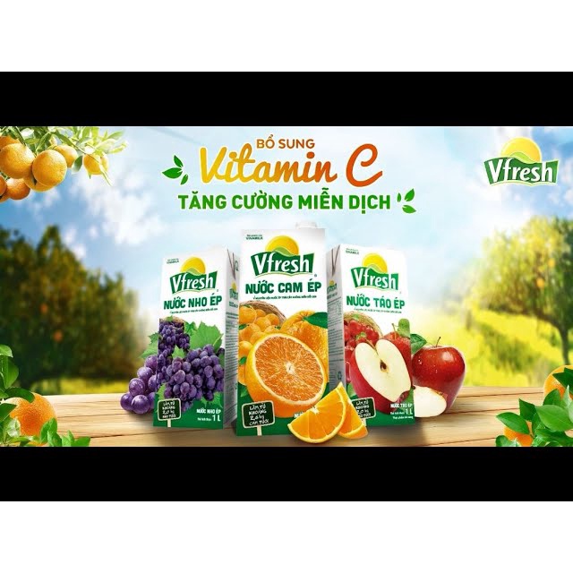 NƯỚC ÉP Vfresh VINAMILK- 1LIT