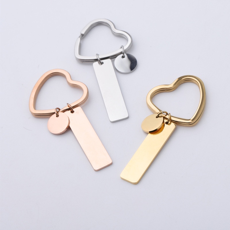 Móc Chìa Khóa Bằng Thép Không Gỉ ECGIFT KE002
