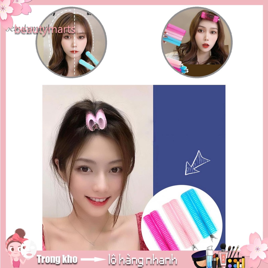 [Hàng mới về] Dụng cụ uốn tóc mái tự dính kích thước nhỏ mới lạ cho nữ
