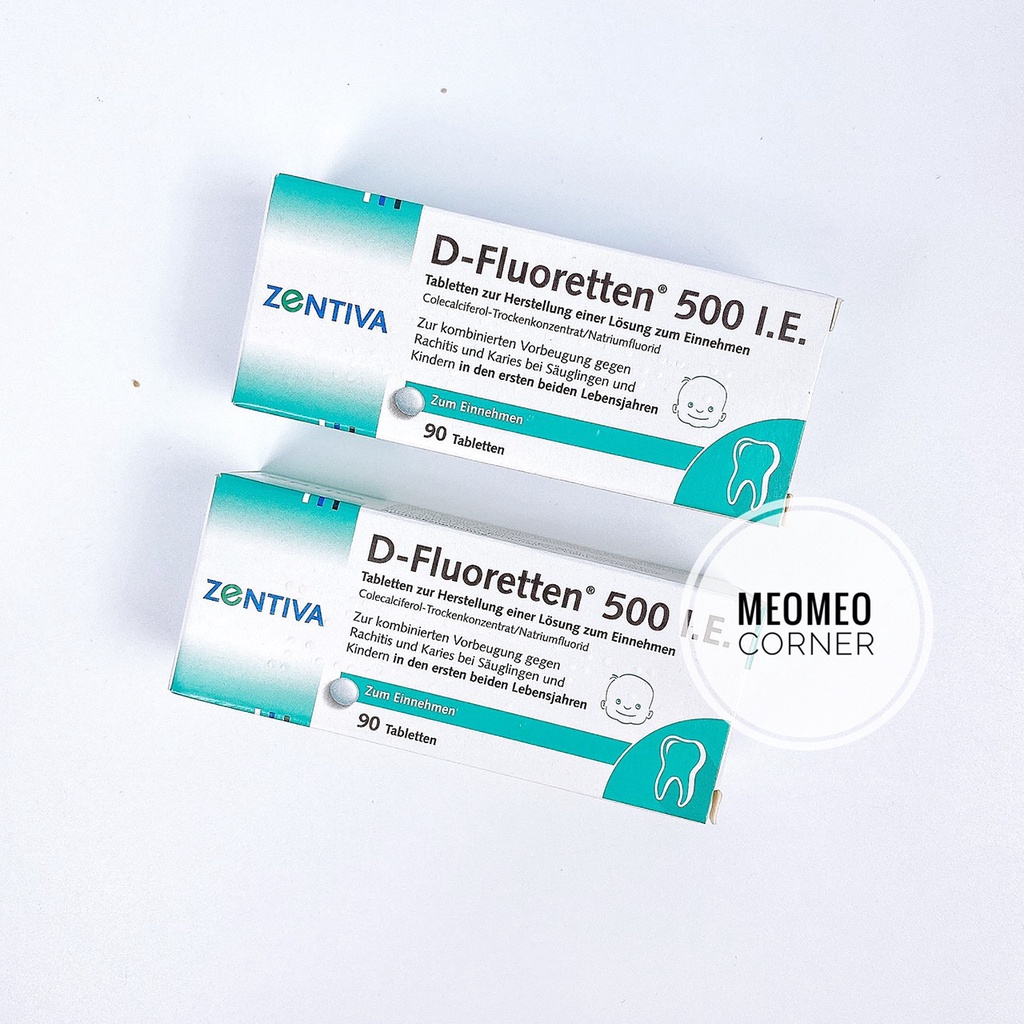 Viên Vitamin D-Fluoretten 500 I.E Đức