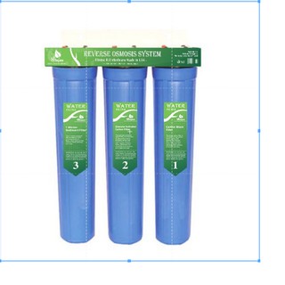 Bộ lọc thô, Bộ lọc nước sinh hoạt 3 cấp ly 20 inch (Xanh dương)