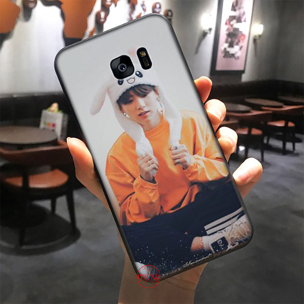 Ốp Lưng Silicone Cho Samsung J7 J2 J5 Prime J730 J7 Pro J7core S20 Fe Lite A8 Plus 2018 Ev54 Bts Jungkook