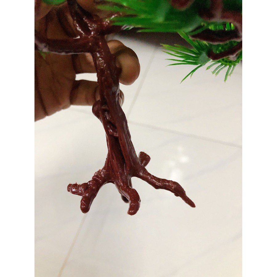 CÂY THÔNG TRANG TRÍ HỒ CÁ NON BỘ CAO 15CM