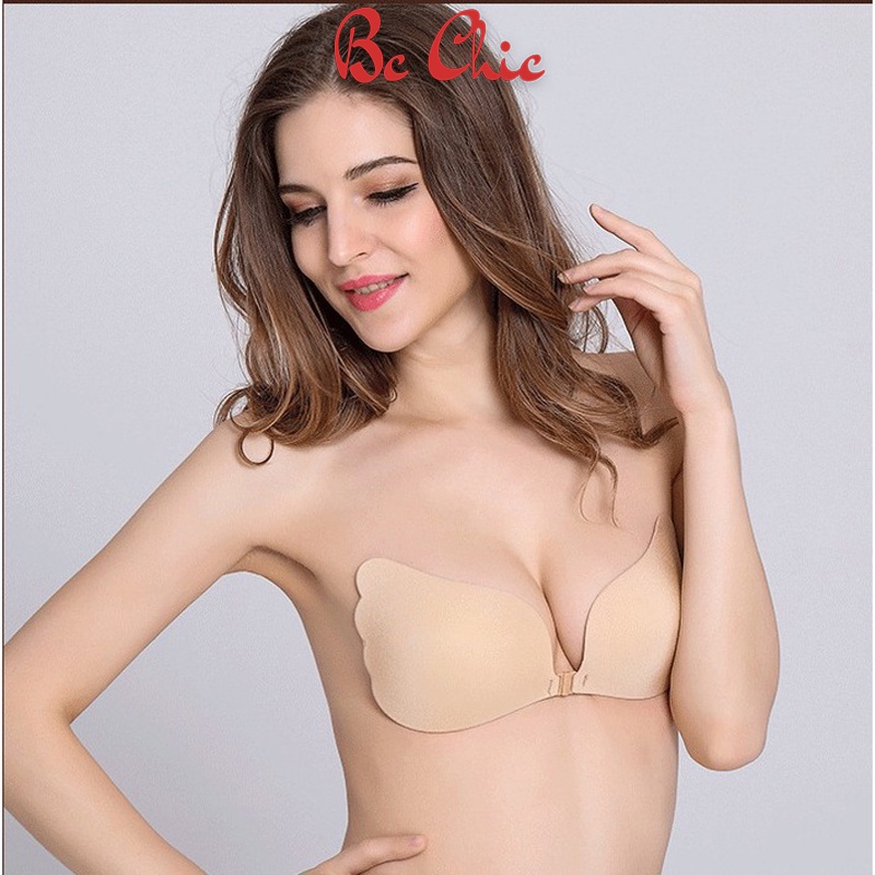 Miếng Dán Ngực Nữ Hình Cánh Tiên tạo khe siêu dính thiết kế dây rút MÃ P22 BC_CHIC LINGERIE