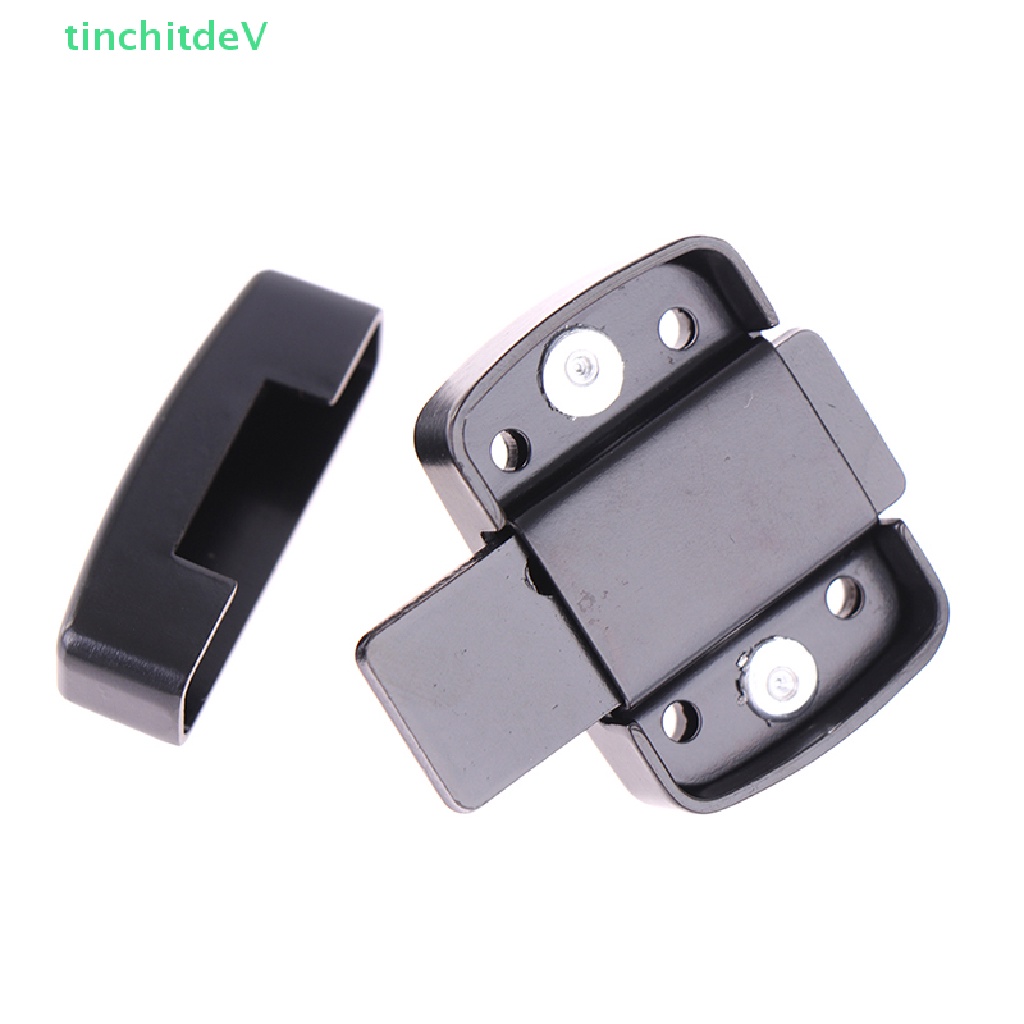 Chốt Khóa Cửa Bằng Hợp Kim Kẽm Dày Dặn Màu Đen Chống Trộm Tiện Dụng Cho Gia Đình