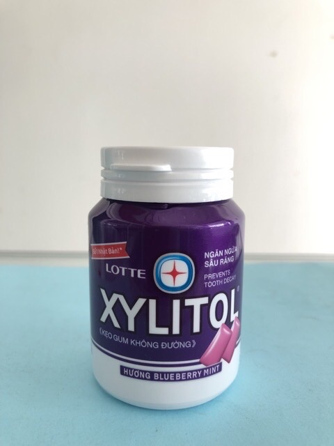 Kẹo gum Xylitol không đường ngừa sâu răng - hũ 58g