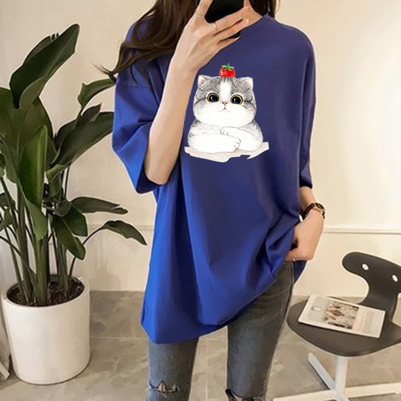 NRVP Áo Thun Ngắn Tay Dáng Rộng Thời Trang Cho Nữ