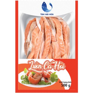 Lườn cá hồi tân hải hòa khay 500g
