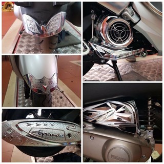 ốp trang trí bảo vệ grande 2024-2014 crom