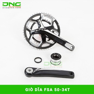Giò dĩa xe đạp FSA 50-34T kèm BB86