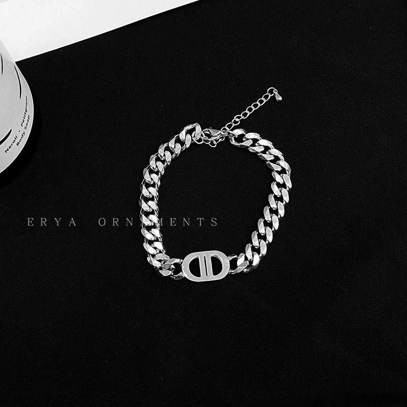 Vòng cổ thép titan dày hình mũi heo phong cách Âu Mỹ đơn giản