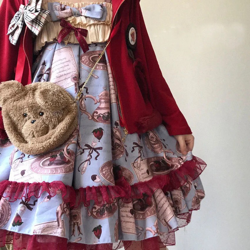 (SẴN KEM) Đầm / Váy Lolita nơ (VIDEO SHOP TỰ QUAY)