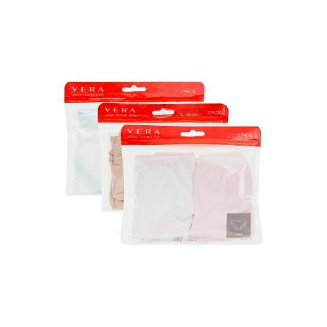 Chính hãng - Quần lót nữ COMBO 03 túi (6 quần) Modern brief Vera VBQB6324 (màu ngẫu nhiên)