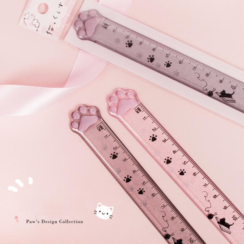 Thước Đo Bằng Nhựa Họa Tiết Hoạt Hình 15cm Dành Cho Học Sinh