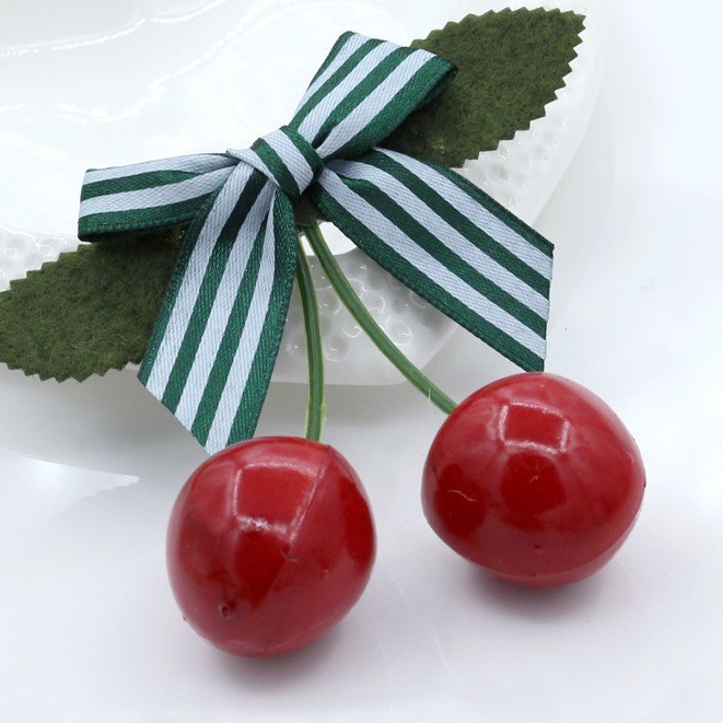 Kẹp tóc nữ mẫu cherry - quả anh đào Nhật Bản