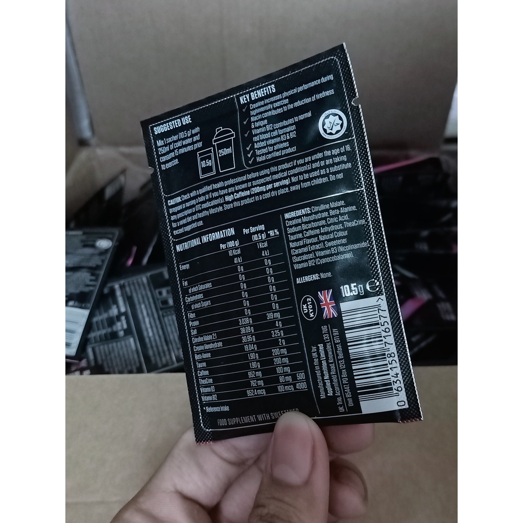 Combo 30 gói ABE mix mùi Applied Nutrition 10.5G